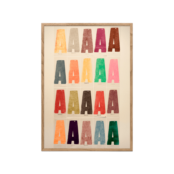 Pantone Letter A